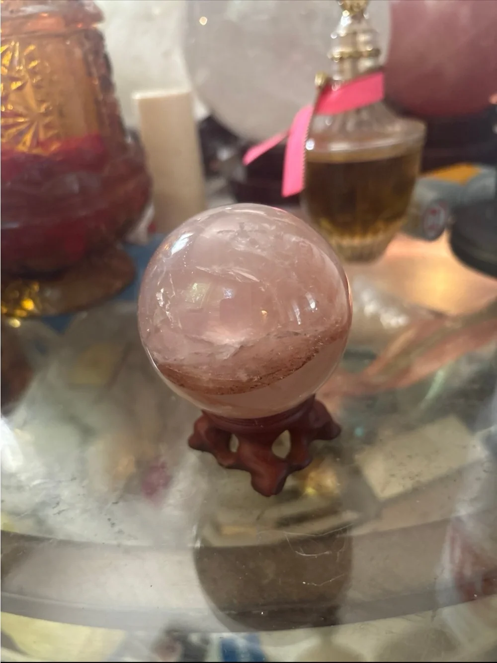 Hematoid Phantom Quartz with Dentritic